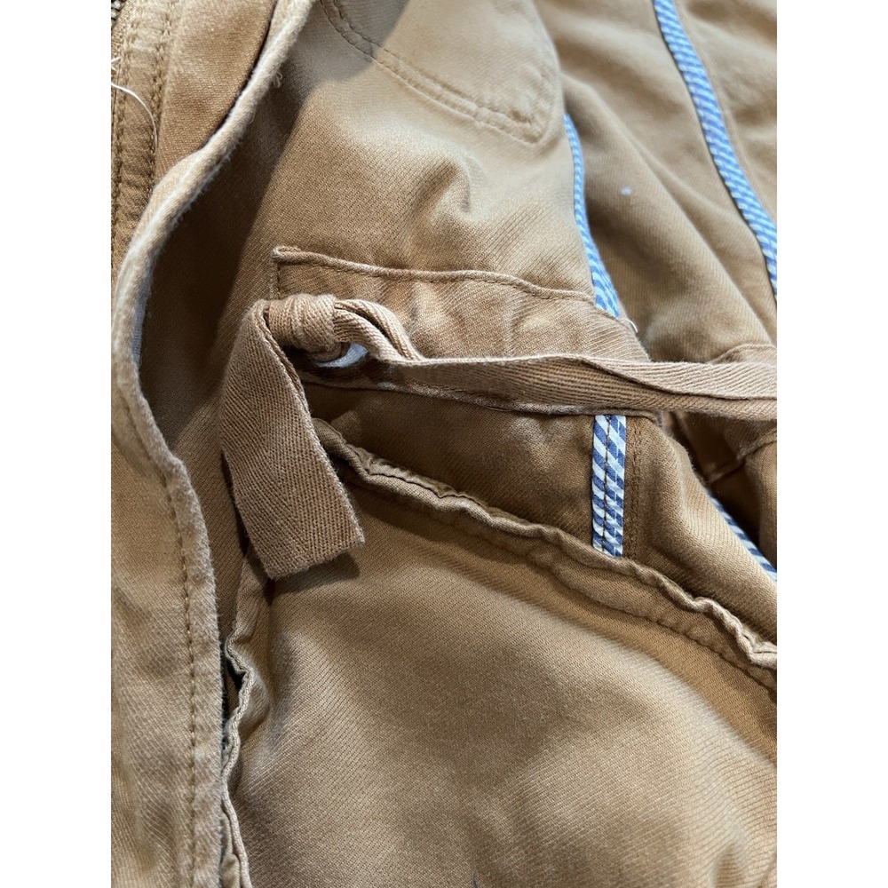 Talbots‎ Cotton Canvas Utility Jacket Size Petite XS Luggage Tan Brown Classic - Picture 6 of 9